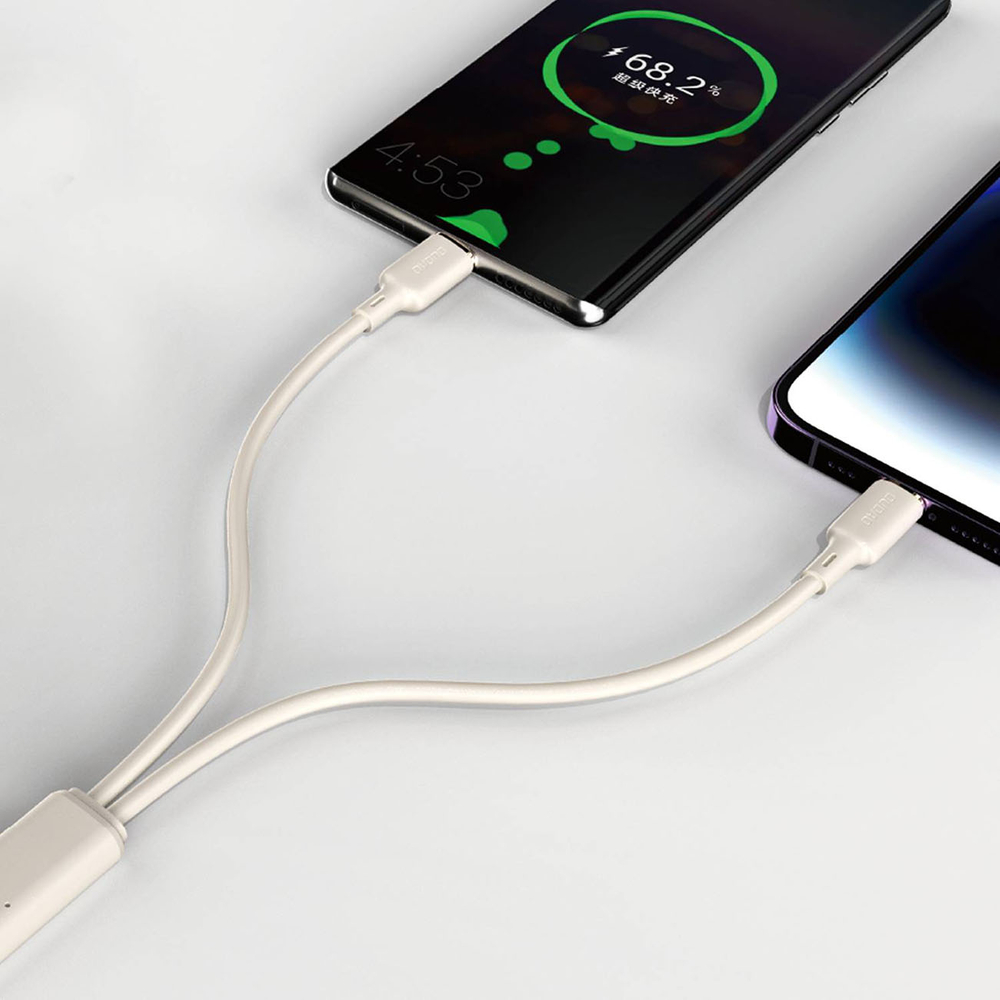 Dudao L7SCL USB-C to Lightning Cable 30W 1m, Beige