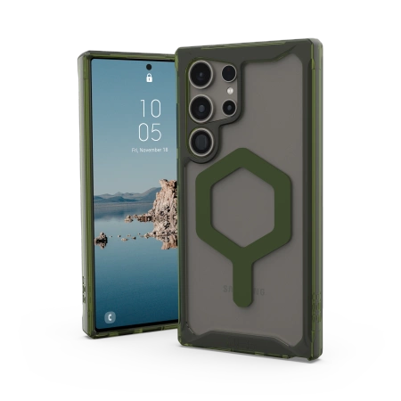 UAG Plyo Pro Magnet dėklas Samsung Galaxy S24 Ultra, skaidrus žalias