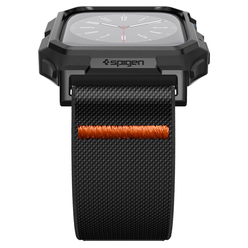 Spigen Lite Fit Pro dėklas su dirželiu Apple Watch (44 / 45 mm), Matte Black