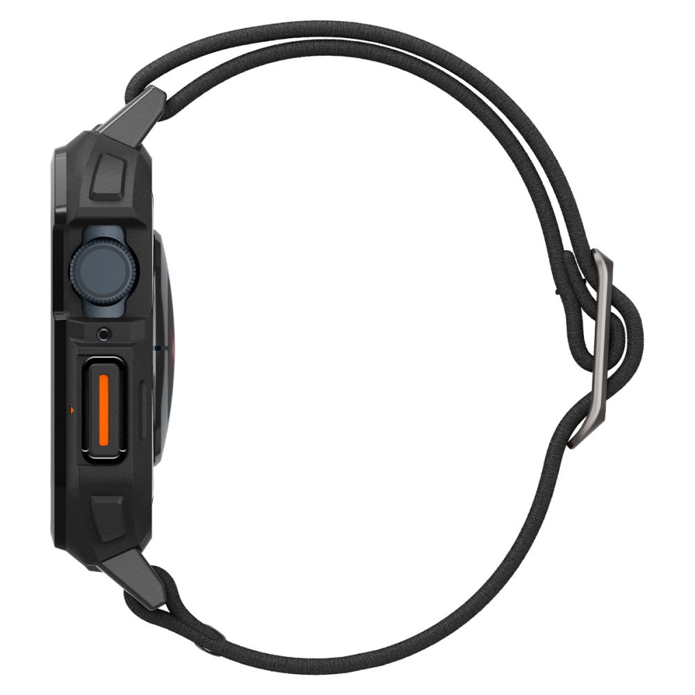 Spigen Lite Fit Pro dėklas su dirželiu Apple Watch (44 / 45 mm), Matte Black