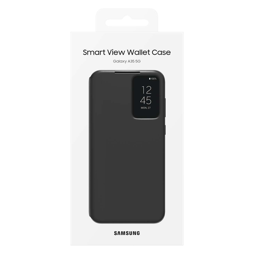 Atverčiamasis dėklas Samsung Galaxy A35 Smart View EF-ZA356CBEGWW, juodas