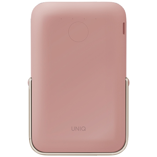 Išorinė baterija Uniq Hoveo Magnetic 5000mAh USB-C 20W PD, rožinė