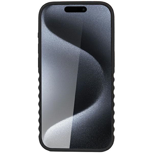 Audi dėklas iPhone 15 Pro Max telefonui su MagSafe, juodas