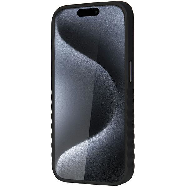 Audi dėklas iPhone 15 Pro Max telefonui su MagSafe, juodas