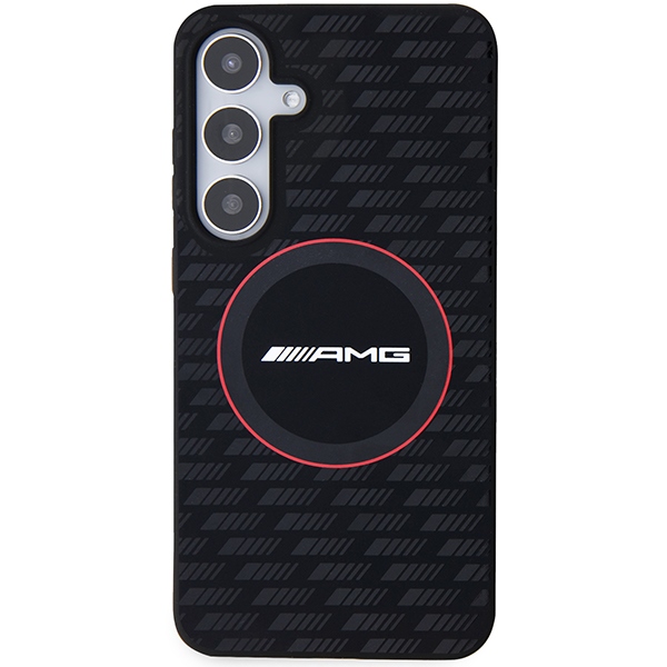 Mercedes AMG dėklas Samsung Galaxy S24+ telefonui, juodas