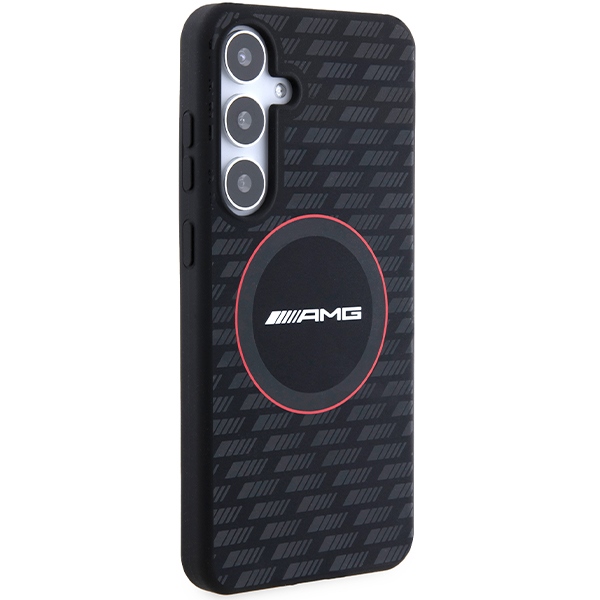 Mercedes AMG dėklas Samsung Galaxy S24+ telefonui, juodas
