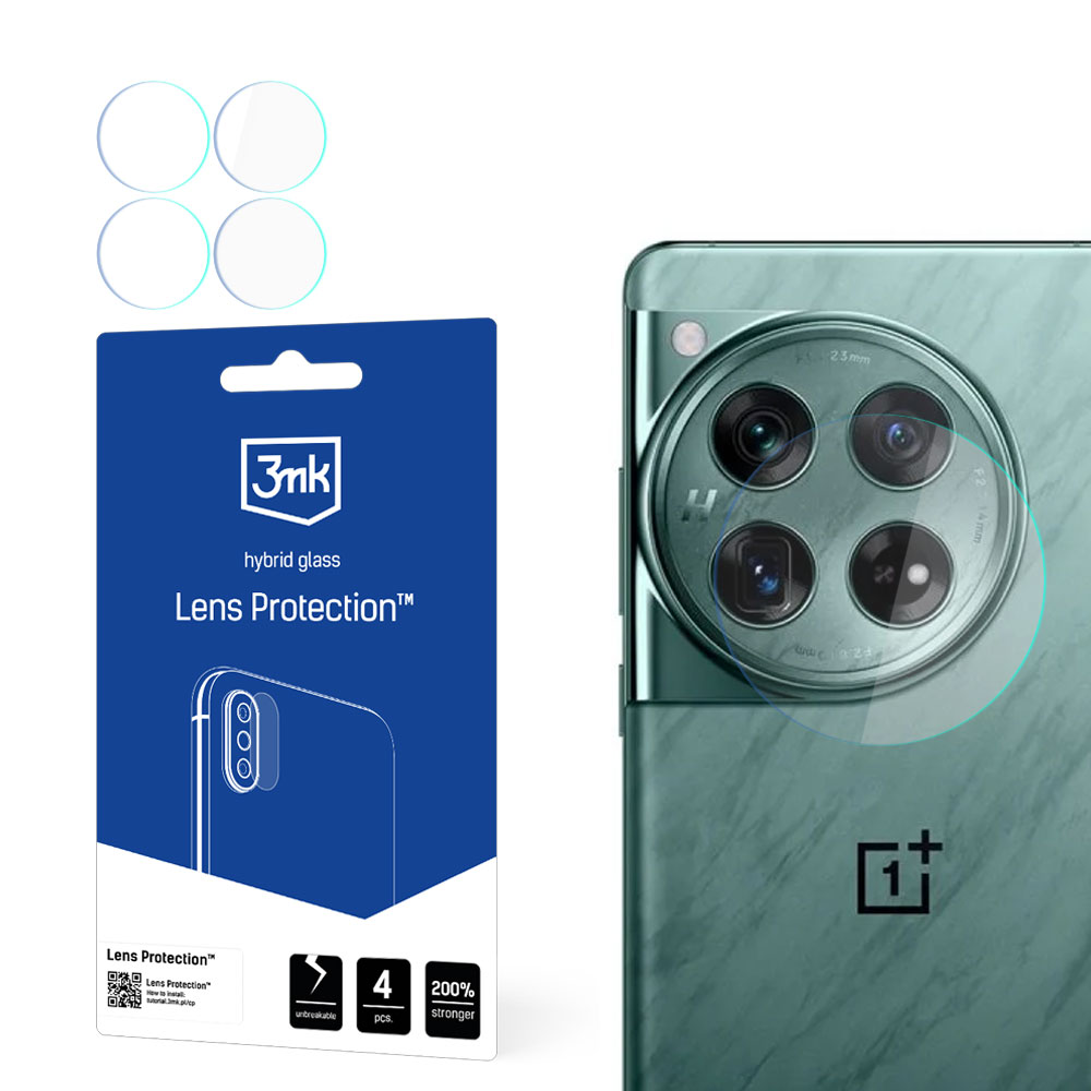 3mk Lens Protection hibridinis kameros stiklas, skirtas OnePlus 12
