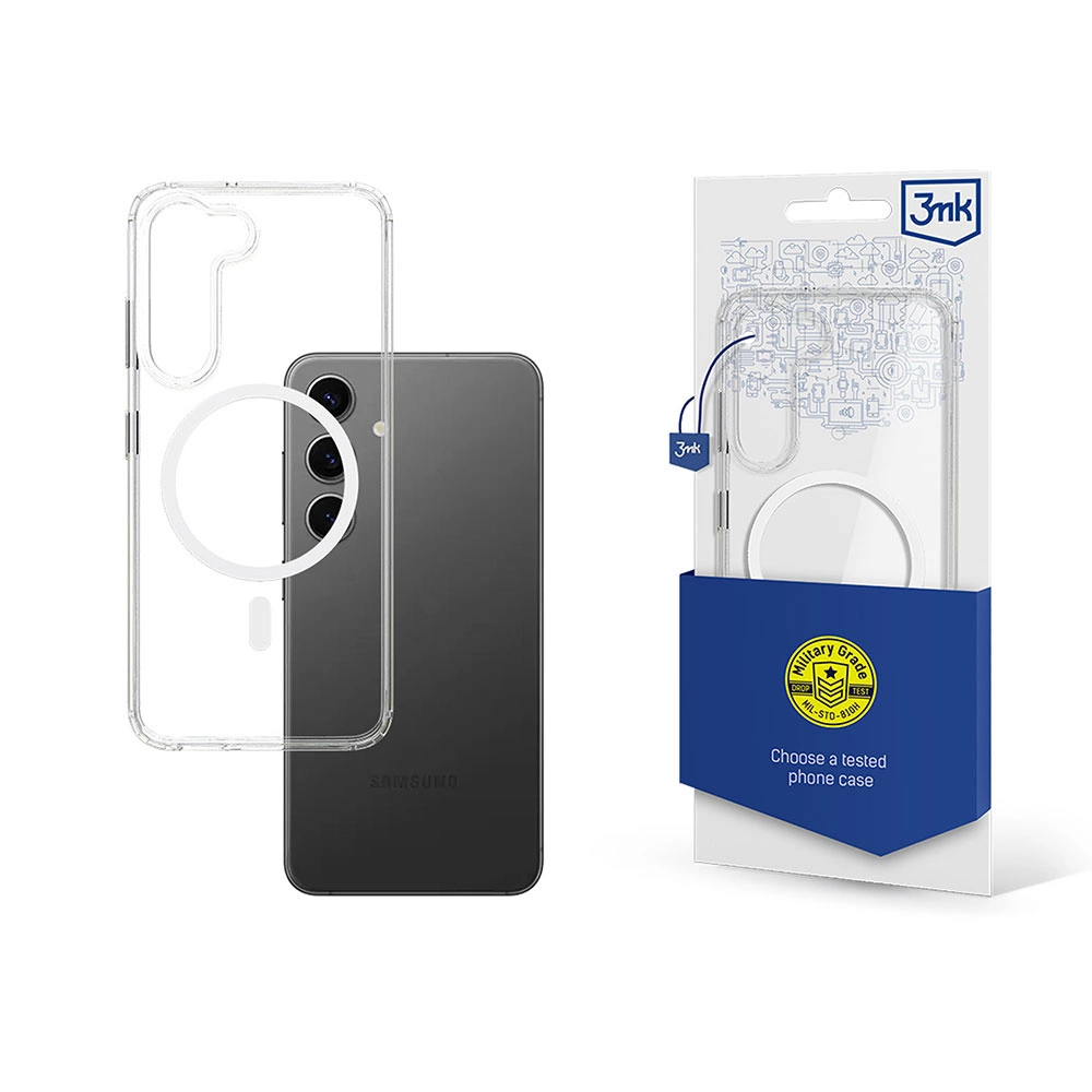 Samsung Galaxy S23 (SM-S911) 3MK MagCase Clear Case Cover, Transparent
