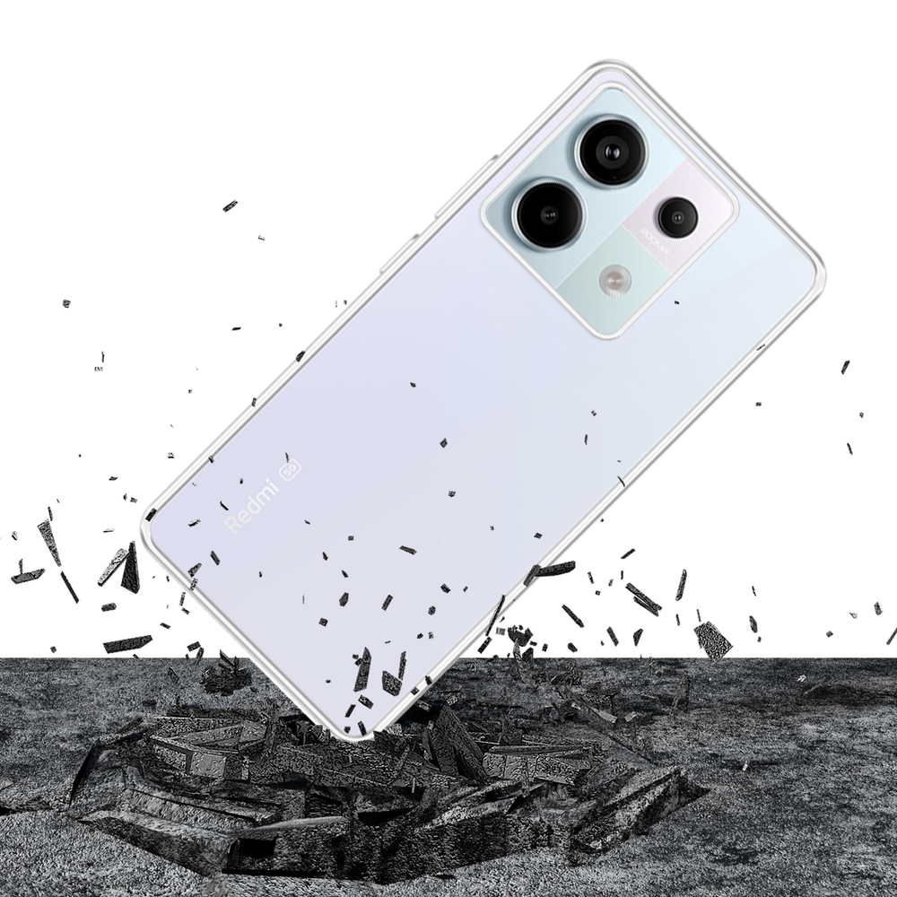 3mk Clear Case dėklas Xiaomi Redmi Note 13 Pro 5G, skaidrus
