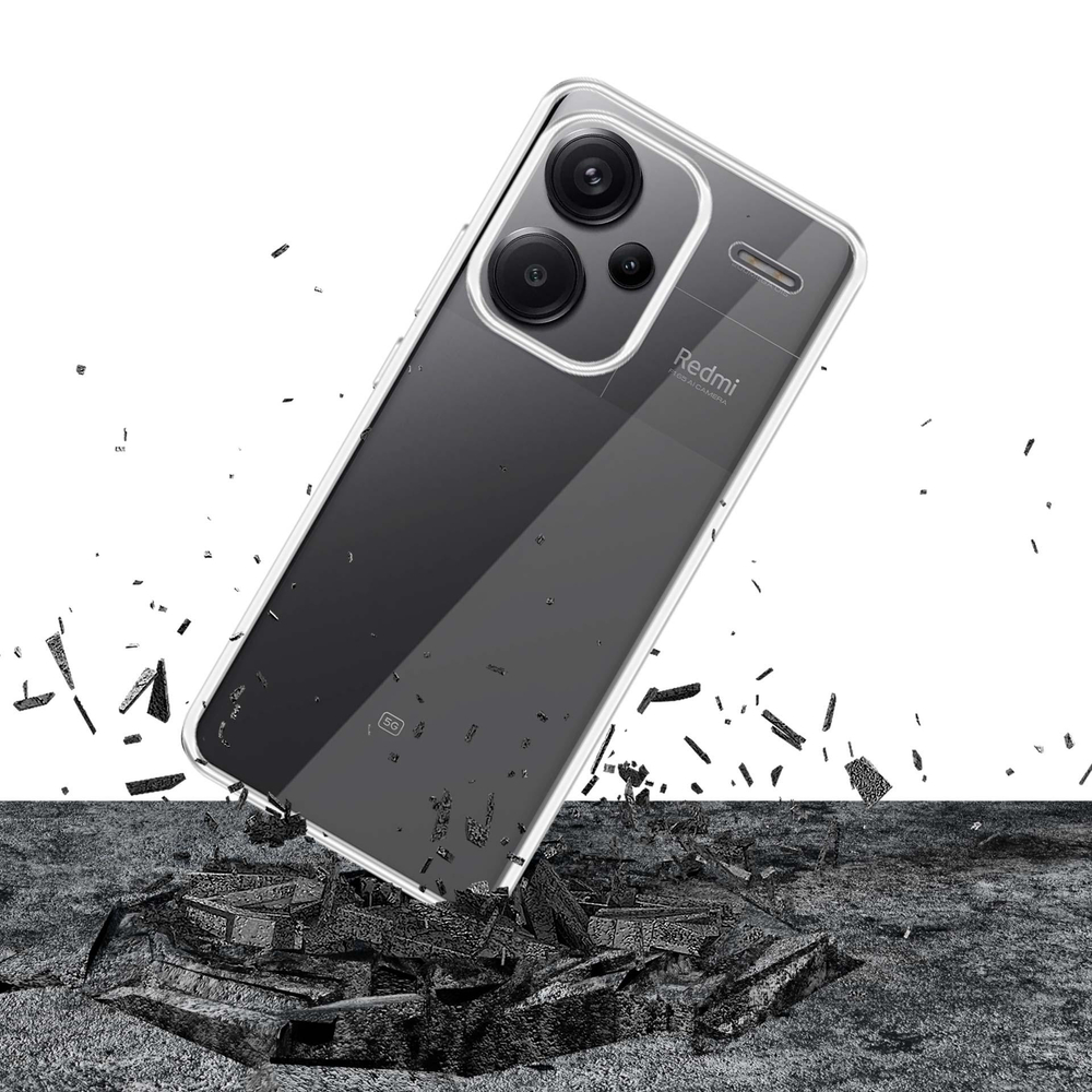 Dėklas 3mk Clear Case skirtas Xiaomi Redmi Note 13 Pro+, skaidrus