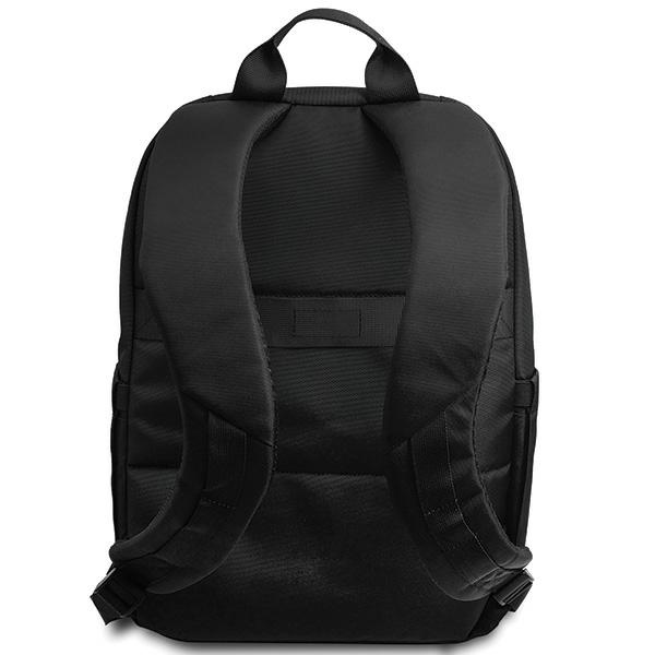BMW Carbon & Red Stripe backpack for a 16" laptop - black