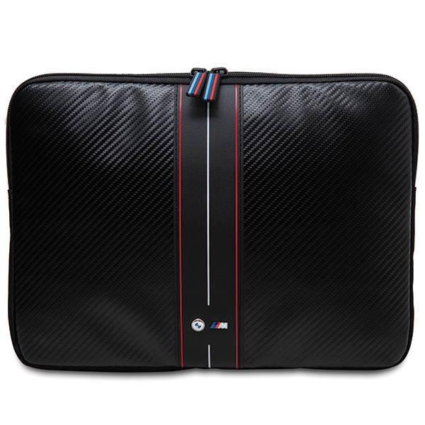 "BMW Carbon & Red Stripe" dėklas 14" nešiojamam kompiuteriui, juodas
