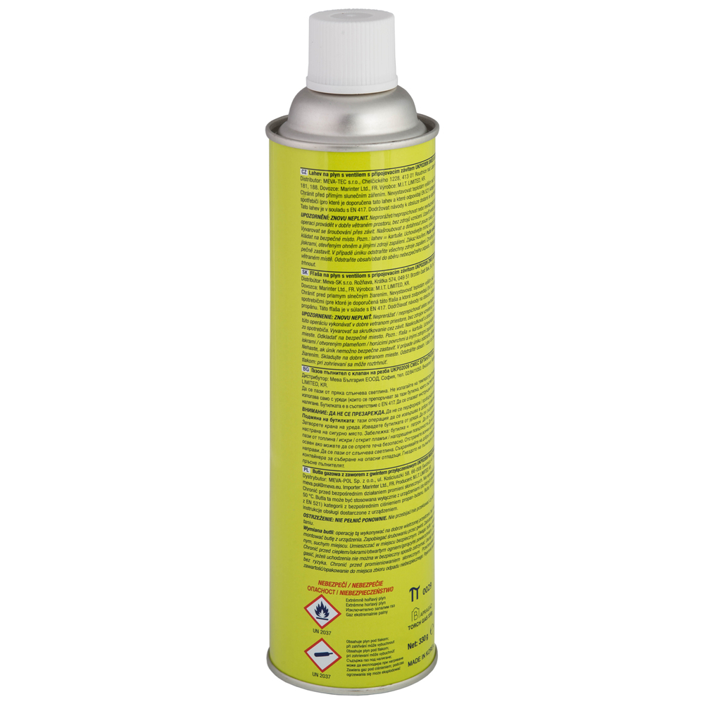 Cartridge insert, gas cartridge PB, valve thread 7/16 - 330g