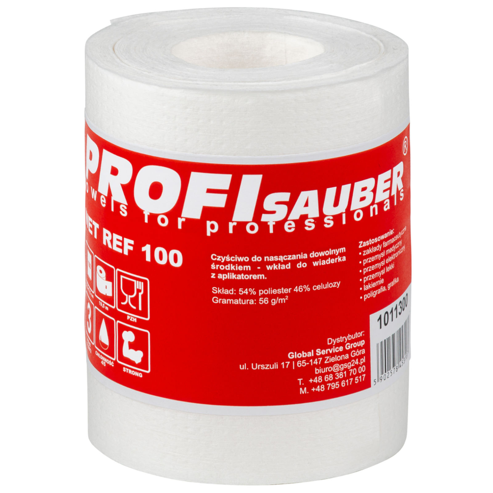 Profi Sauber POWER 100 Lint-Free Cleaning Cloths Roll, 100 pcs
