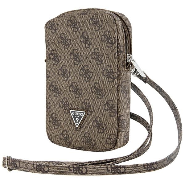 Guess Zip 4G Triangle Phone Bag, Brown
