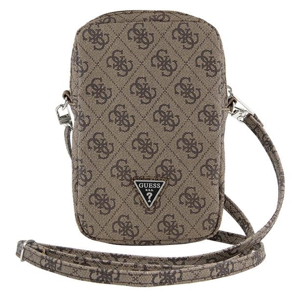 Guess Zip 4G Triangle rankinė telefonui, ruda