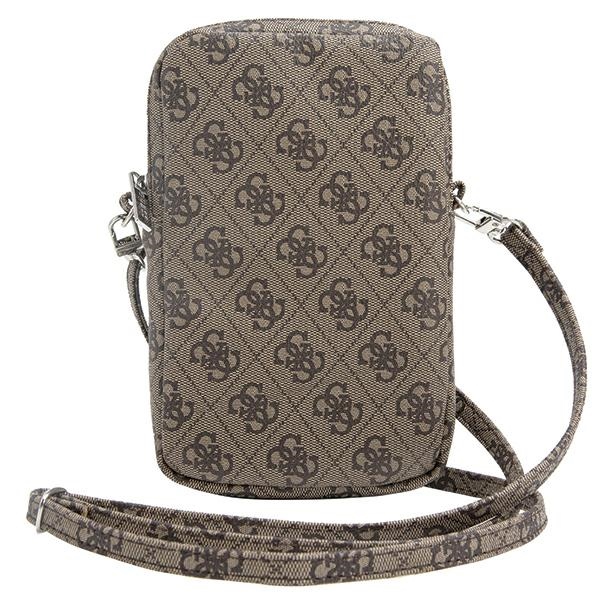 Guess Zip 4G Triangle rankinė telefonui, ruda