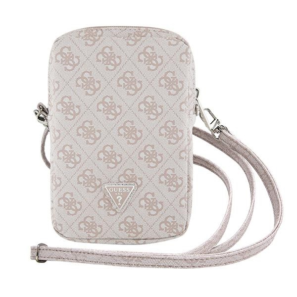 Guess Zip 4G Triangle Phone Bag, Pink