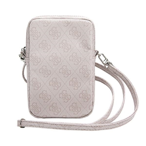 Guess Zip 4G Triangle Phone Bag, Pink