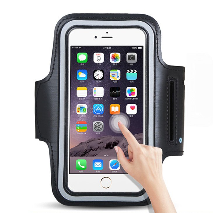 Universal Running Armband for Smartphones up to 6\", Black