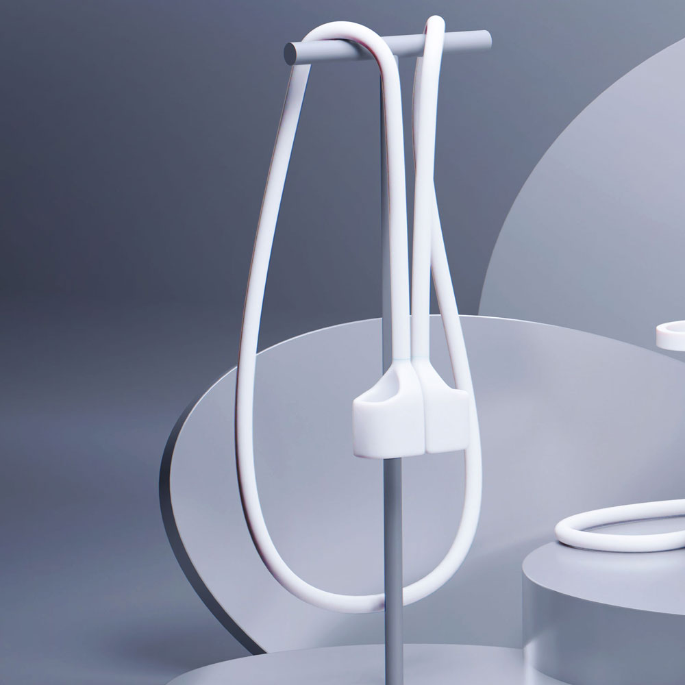 3mk AirPods 3 Silicone Case, White