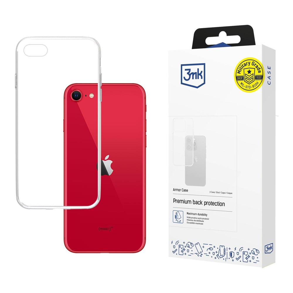 3mk Armor Case for iPhone 7 / 8 / SE 2020 / SE 2022, Transparent