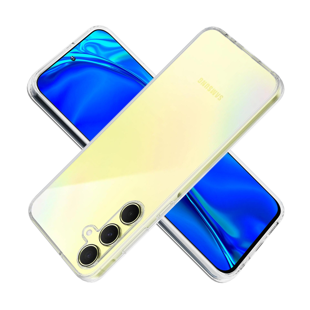 3MK Clear Case dėklas, skirtas Samsung Galaxy A55 5G, skaidrus
