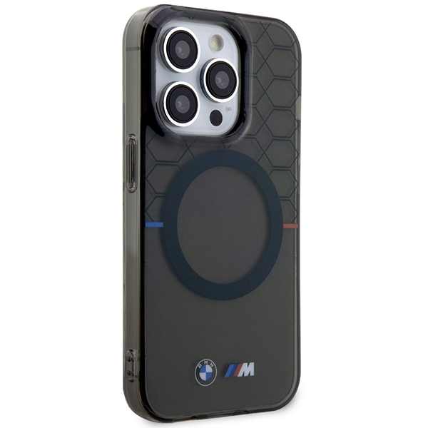 BMW Pattern MagSafe dėklas iPhone 13 Pro Max telefonui, pilkas