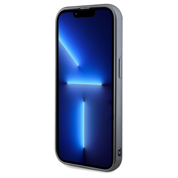 Guess dėklas iPhone 14 Pro Max telefonui Sequin Script Metal, sidabrinis