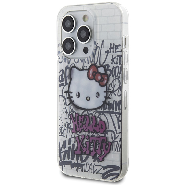 Hello Kitty dėklas iPhone 14 Pro Max telefonui, balta