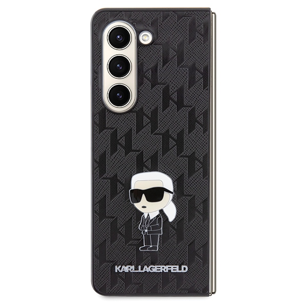 Karl Lagerfeld dėklas Samsung Galaxy Z Fold 5 telefonui, juodas