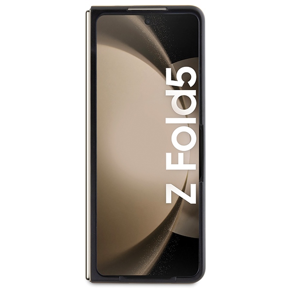 BMW Leather Carbon dėklas skirtas Samsung Galaxy Z Fold 5, juodas