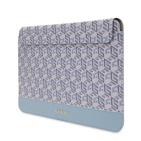 Guess GCube Stripe 16\" Laptop Sleeve, Blue