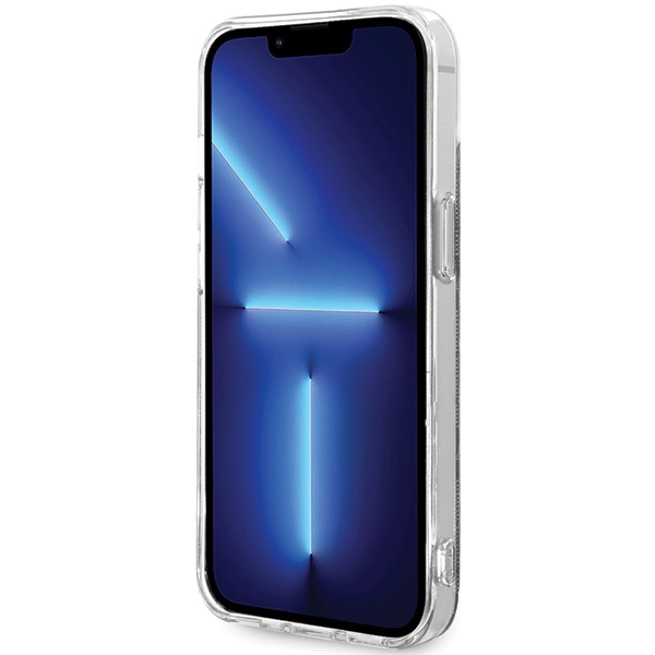 Guess dėklas iPhone 15 Plus / 14 Plus 4G MagSafe, juodas