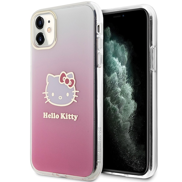 Hello Kitty dėklas iPhone 11 / XR telefonui, rožinis