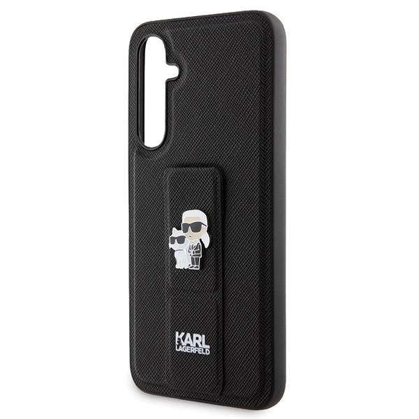 Karl Lagerfeld dėklas Samsung Galaxy S23 FE telefonui, juodas