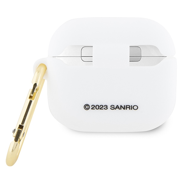 Hello Kitty apsauginis dėklas Apple AirPods 3 ausinėms, baltas