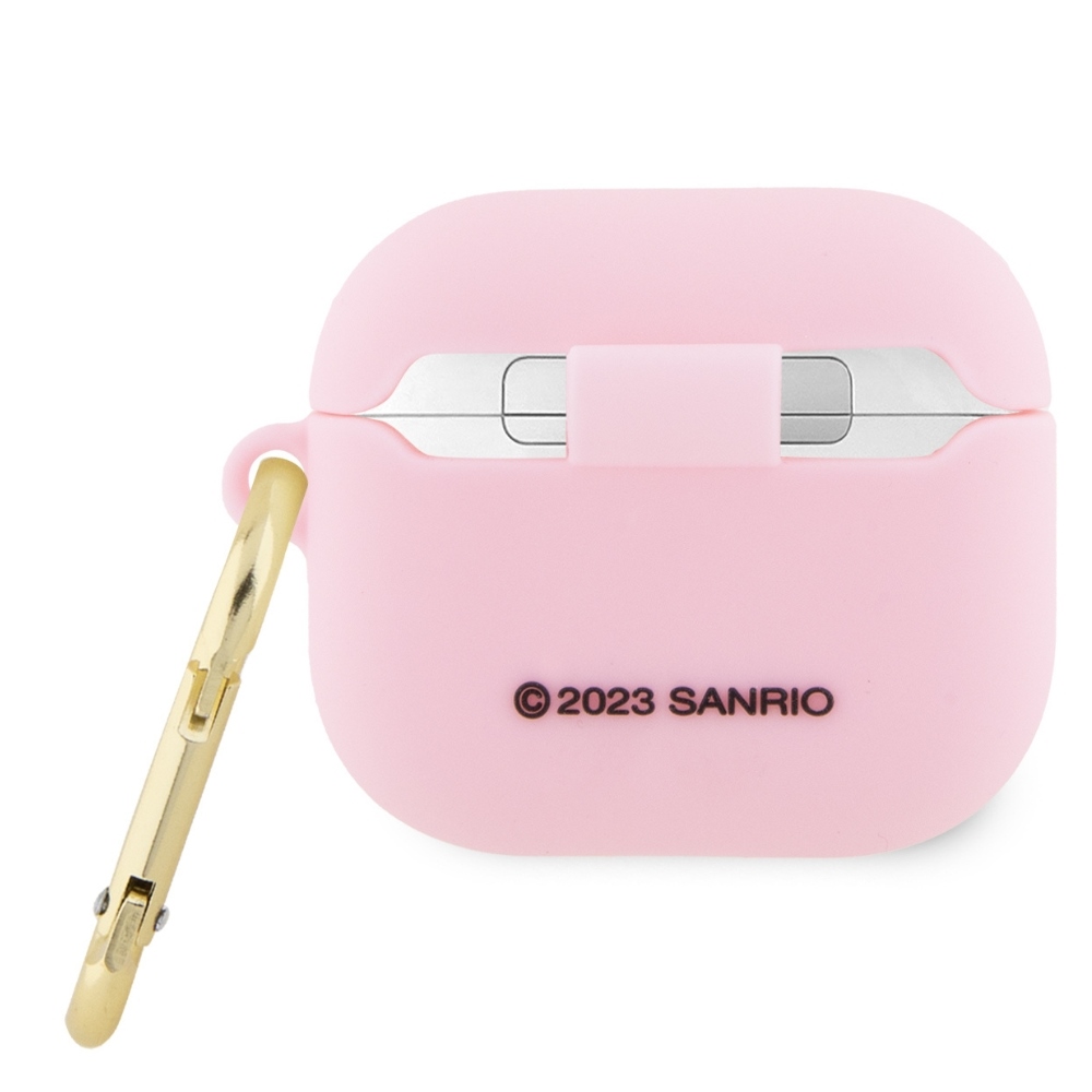 Hello Kitty silikoninis dėklas AirPods 3, rožinis