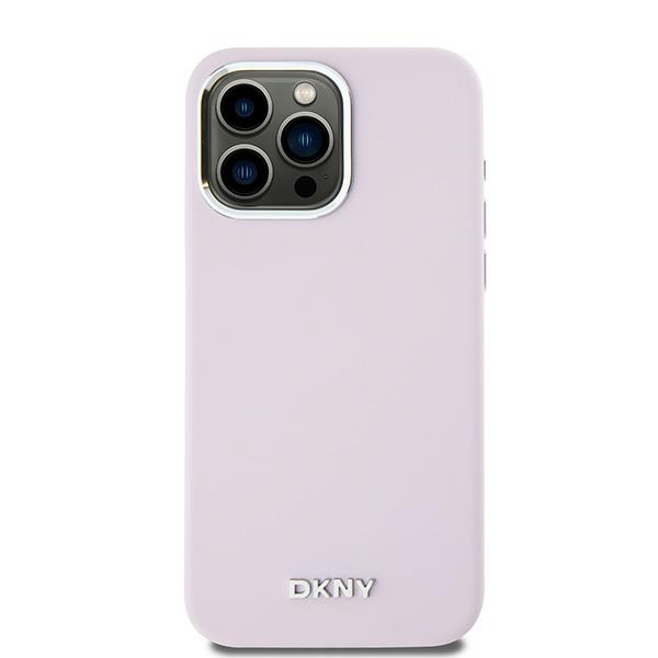 DKNY dėklas Apple iPhone 15 Pro Max telefonui su MagSafe, rožinis