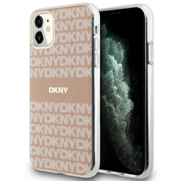 DKNY iPhone 11 / Xr Case IML Mono & Stripe MagSafe, Pink