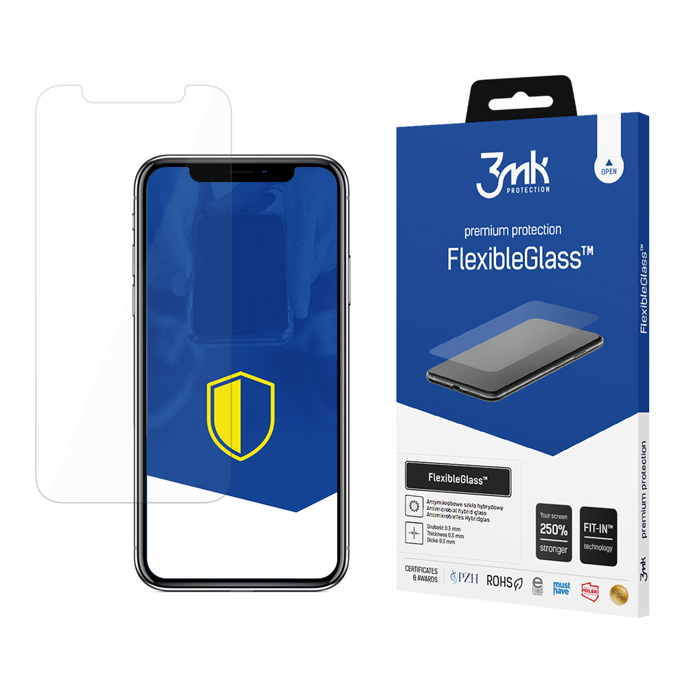 3mk FlexibleGlass Hybrid Screen Protector for iPhone X