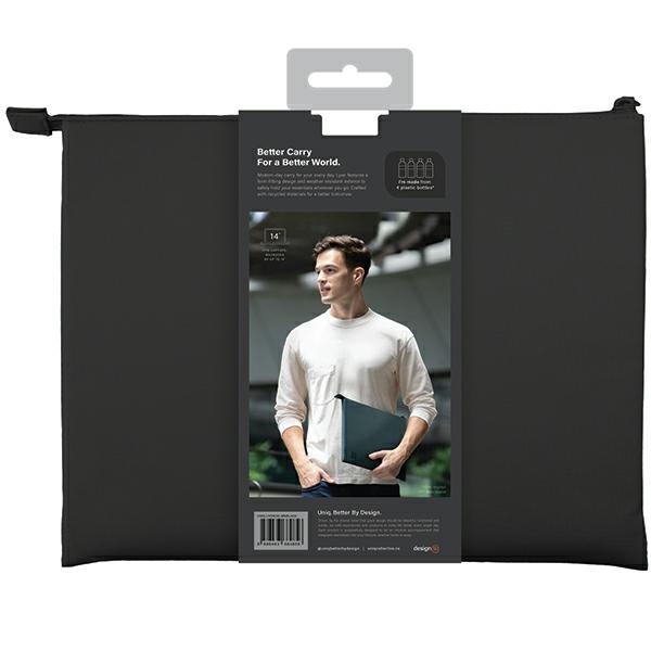Uniq Lyon Waterproof RPET case for a 16" laptop - black