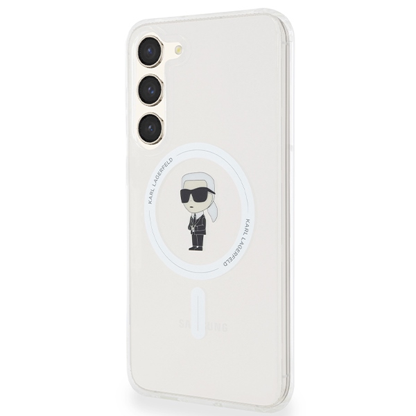 Karl Lagerfeld Samsung Galaxy S24+ Case IML Ikonik MagSafe, Transparent
