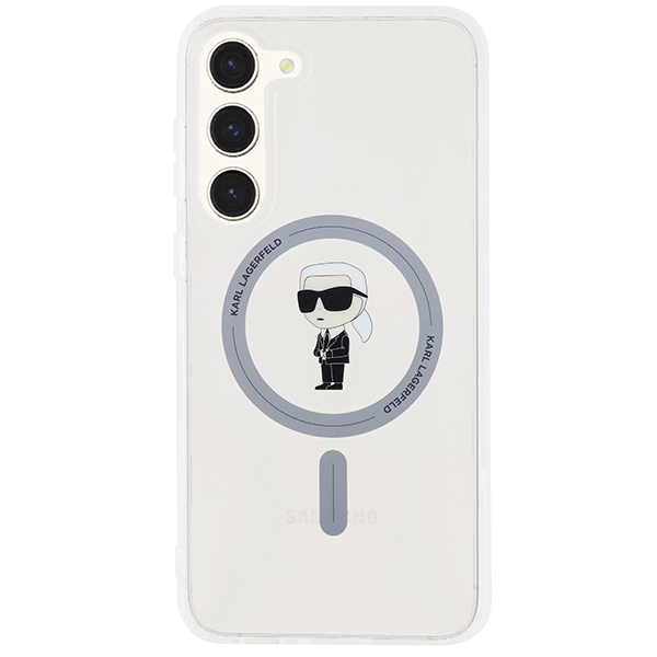 Karl Lagerfeld Samsung Galaxy S24+ Case IML Ikonik MagSafe, Transparent