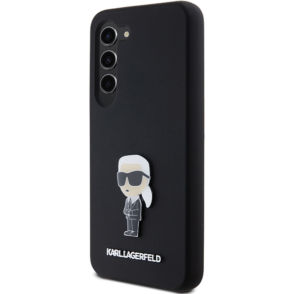 Karl Lagerfeld dėklas Samsung Galaxy S24+ telefonui, juodas
