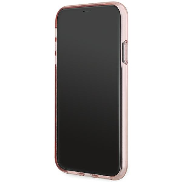 Karl Lagerfeld dėklas iPhone 11 / XR IML Choupette MagSafe, rožinis
