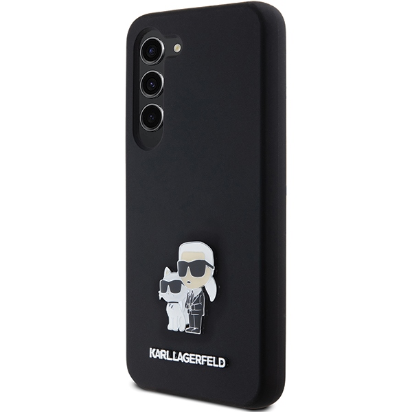 Karl Lagerfeld Samsung Galaxy S24 Case Silicone Karl & Choupette, Black