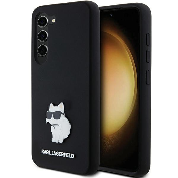 Karl Lagerfeld dėklas Samsung Galaxy S24 telefonui, juodas