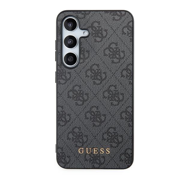 Samsung Galaxy A55 ( SM-A556B/DS ) Guess 4G Metal Gold Logo Case Cover, Black