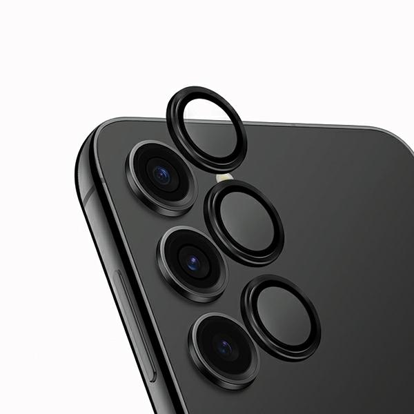 Uniq Optix Aluminum Camera Lens Protector for Samsung Galaxy S24, Black